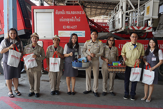 Donation of Gift Baskets to Department of Disaster Prevention and Mitigation