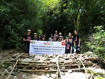 RIST（タイ）植林と治山ダム造り活動