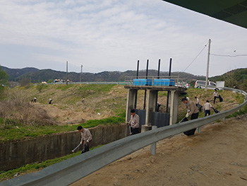 ROHM KOREA（韓国）河川清掃活動 参加