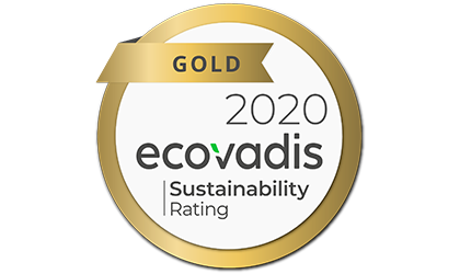「EcoVadis」社サステナビリティ評価でゴールドに格付け